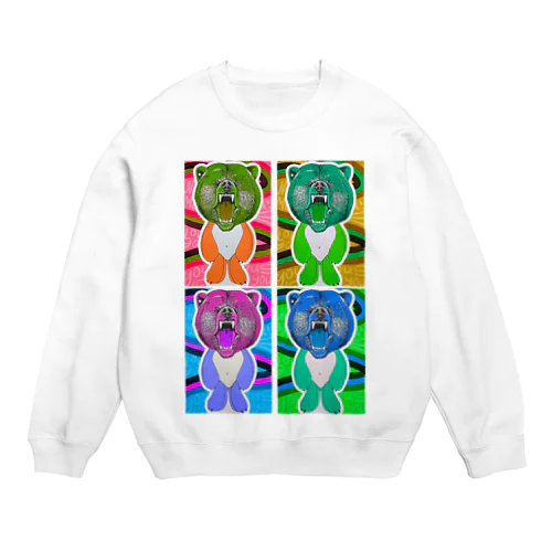 psycho bear Crew Neck Sweatshirt