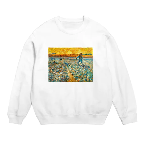 ゴッホ / 種をまく人 / 1883  Crew Neck Sweatshirt