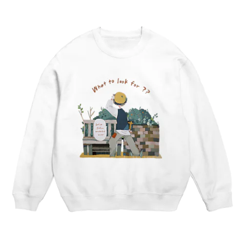 毎日探検くん Crew Neck Sweatshirt