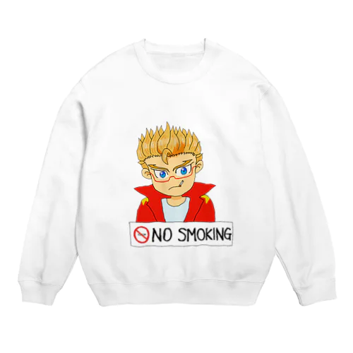 NO SMOKING!!! Crew Neck Sweatshirt