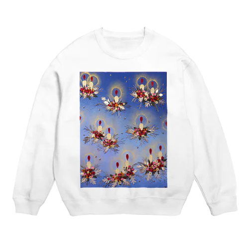 クリスマスキャンドル Crew Neck Sweatshirt