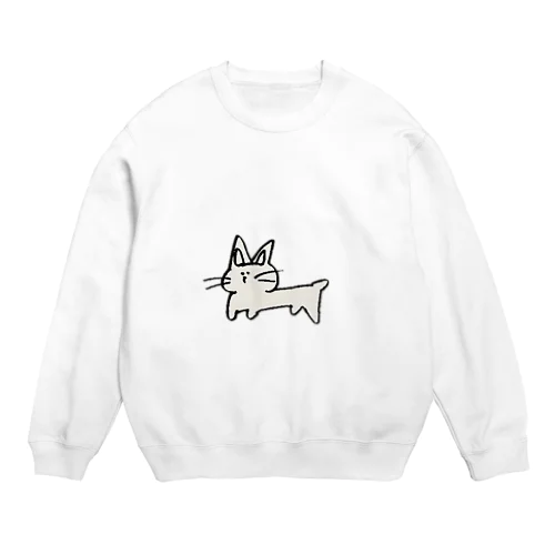 てとねこ Crew Neck Sweatshirt