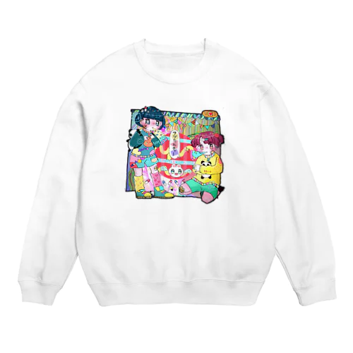 ゆめかわいいとサブカル Crew Neck Sweatshirt