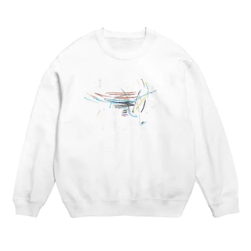 カラフルしゅっしゅ Crew Neck Sweatshirt