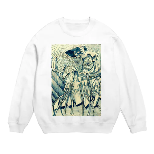 Rewzのドクロ Crew Neck Sweatshirt