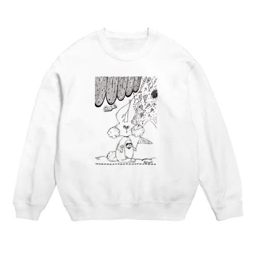 うさ恋★白黒に〠恋してる Crew Neck Sweatshirt