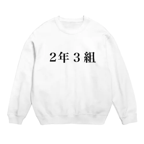 2年３組 Crew Neck Sweatshirt