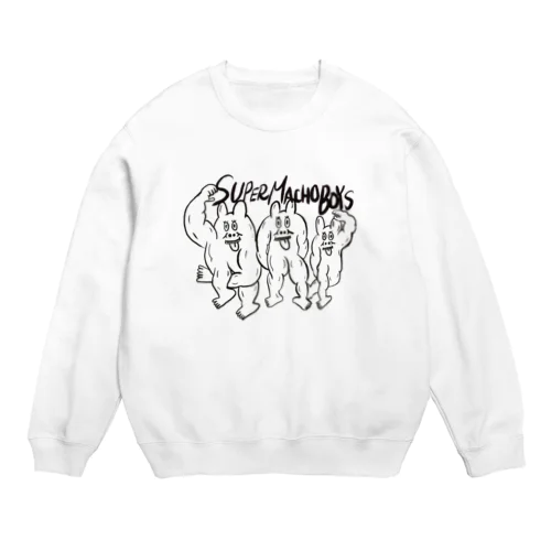 super macho boys Crew Neck Sweatshirt