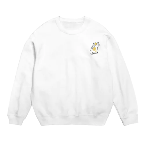 ギョーカイねこ「誘われまちです。」 Crew Neck Sweatshirt