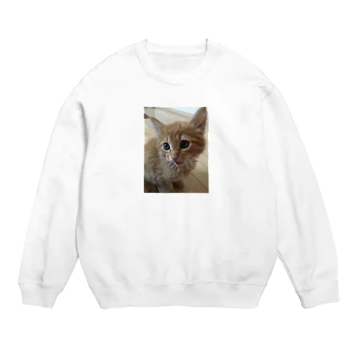 子猫ちゃん Crew Neck Sweatshirt