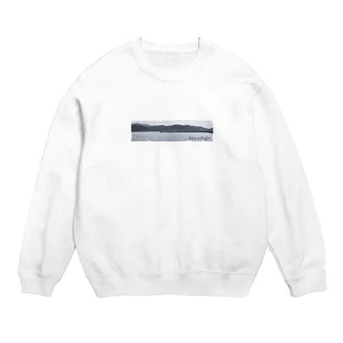 HF 大波止 フォトプリント Crew Neck Sweatshirt