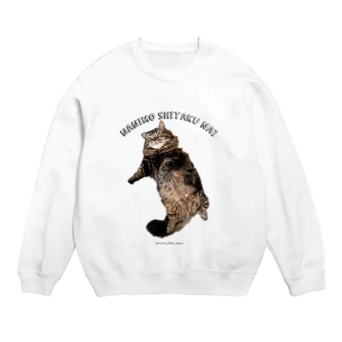 NANIMO SHITAKU NAI Crew Neck Sweatshirt