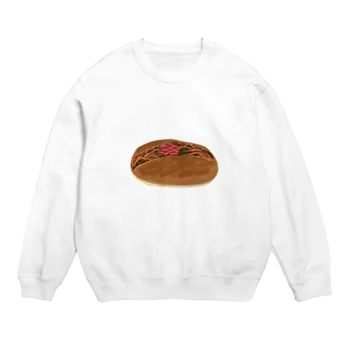 焼そばパン Crew Neck Sweatshirt