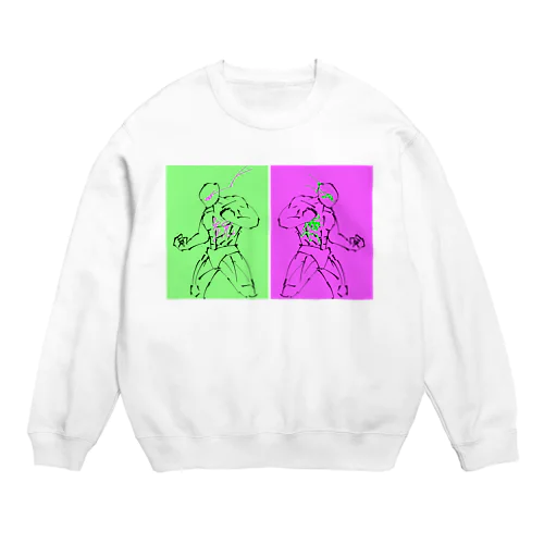 運搬怪人　鋭&應 Crew Neck Sweatshirt