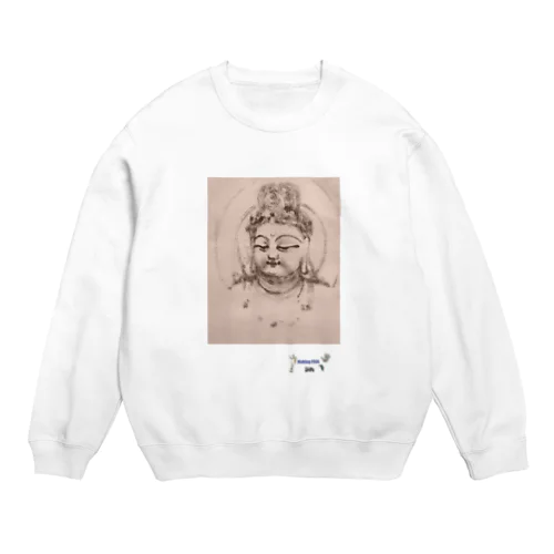 五百幼童経の世界 仏画：Buddha A3-1 001 MF Crew Neck Sweatshirt