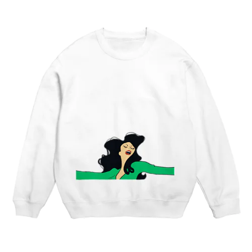 マスクからの解放 Crew Neck Sweatshirt