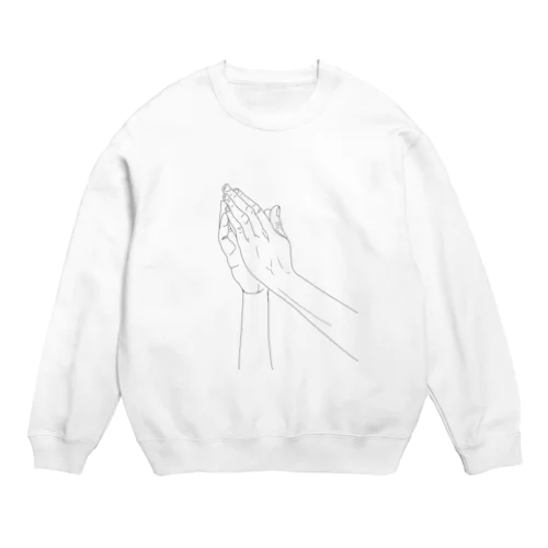 合掌 Crew Neck Sweatshirt