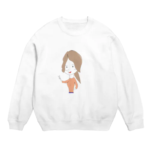 女性 Crew Neck Sweatshirt