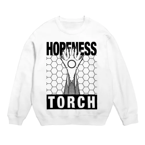 Hopeness torch (OFF) Crew Neck Sweatshirt