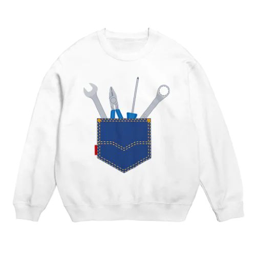  ポケットに入った工具 Crew Neck Sweatshirt