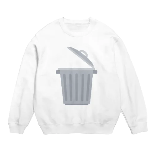 ブリキのゴミ箱 Crew Neck Sweatshirt