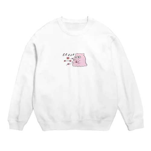 ハートを送るポピー Crew Neck Sweatshirt