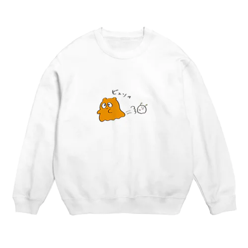 走るポピー Crew Neck Sweatshirt