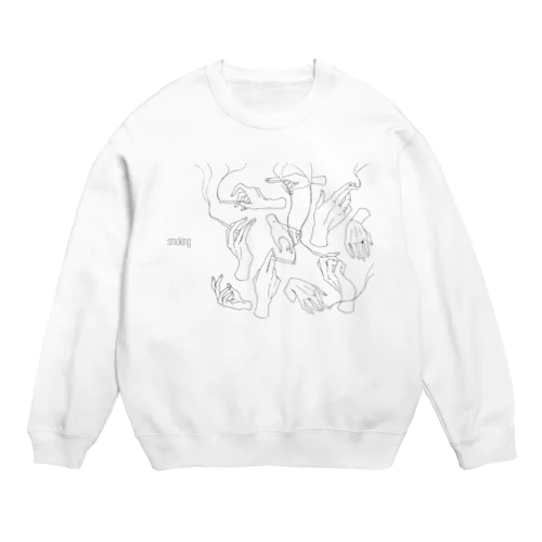 煙草 Crew Neck Sweatshirt