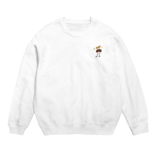 アコーディオンのエリンギ君 Crew Neck Sweatshirt