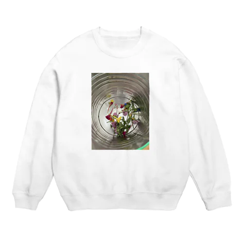 拾ったお花たち Crew Neck Sweatshirt