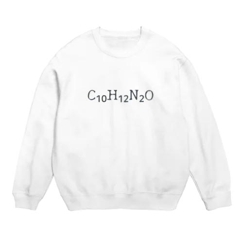 セロトニン_化学式 Crew Neck Sweatshirt