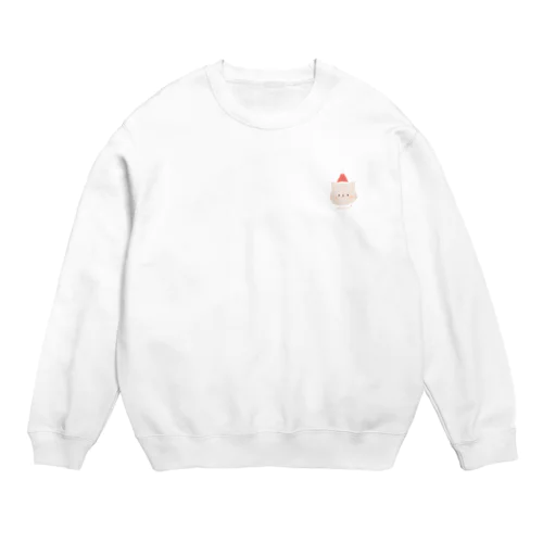 クリスマスな猫 Crew Neck Sweatshirt