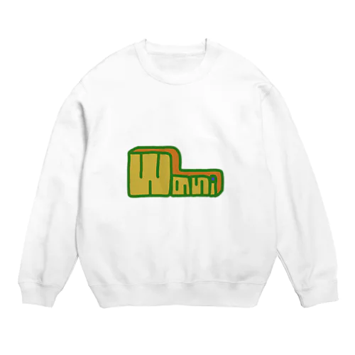 Waniロゴ Crew Neck Sweatshirt