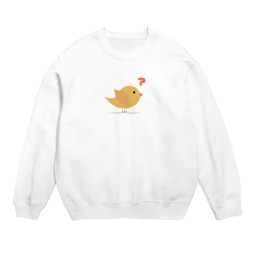 IF30 ハテナのヒヨコ Crew Neck Sweatshirt