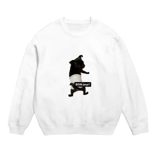 BON jour! Crew Neck Sweatshirt