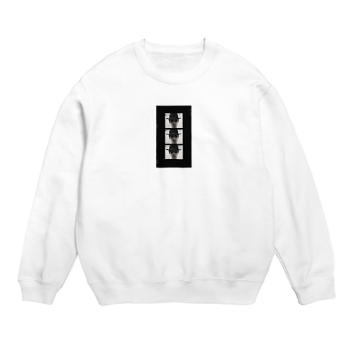 おれのかお Crew Neck Sweatshirt