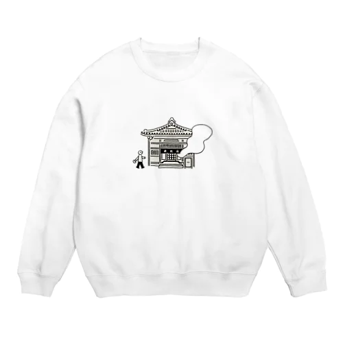 レボン快哉湯 Crew Neck Sweatshirt