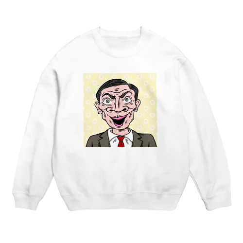 おもしろ男 Crew Neck Sweatshirt