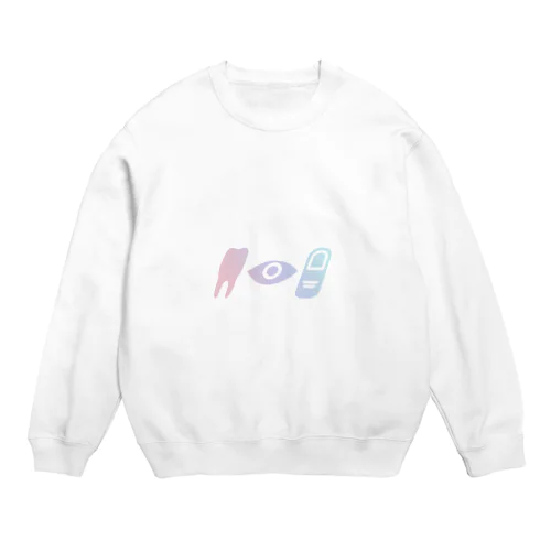 iboibo (pink-blue:01) Crew Neck Sweatshirt