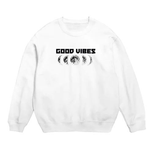 GoodVibes Moon Crew Neck Sweatshirt