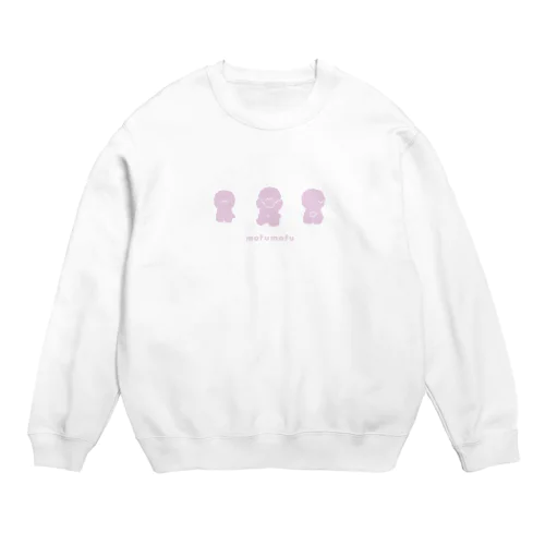 mofumofu!(ピンク) Crew Neck Sweatshirt