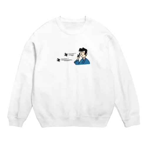 もみあげ手裏剣 Crew Neck Sweatshirt