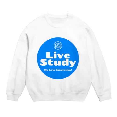 Live Study（らいすた）公式グッズ Crew Neck Sweatshirt