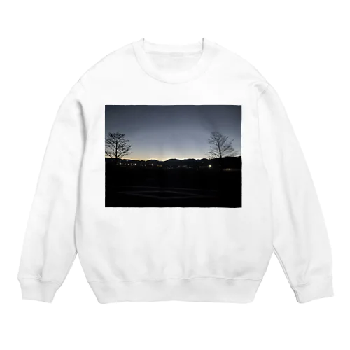 Early winter sunrise Crew Neck Sweatshirt