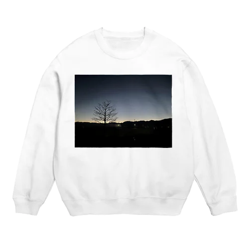 Early winter sunrise Crew Neck Sweatshirt