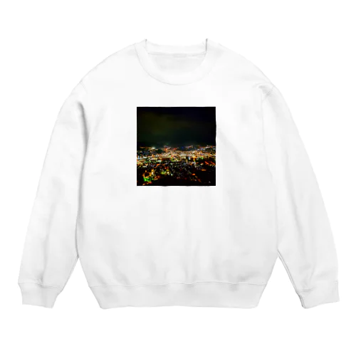 ～稲佐山の夜景を添えて～ Crew Neck Sweatshirt