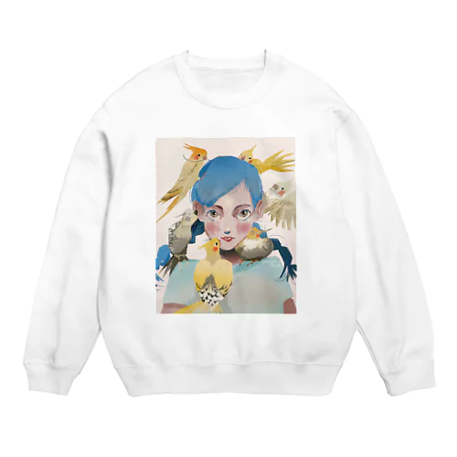 オカメと Crew Neck Sweatshirt