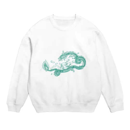 酒の守護龍 Crew Neck Sweatshirt