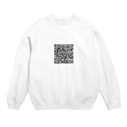 景観を穿つQRコード Crew Neck Sweatshirt