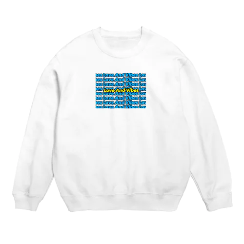 Takusan no Love スウェット Crew Neck Sweatshirt